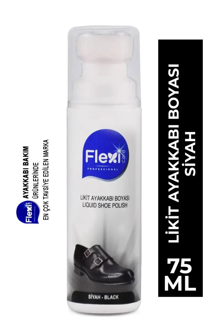 Flexi Care Flexicare Likit Siyah Ayakkabı Boyası 75 ml