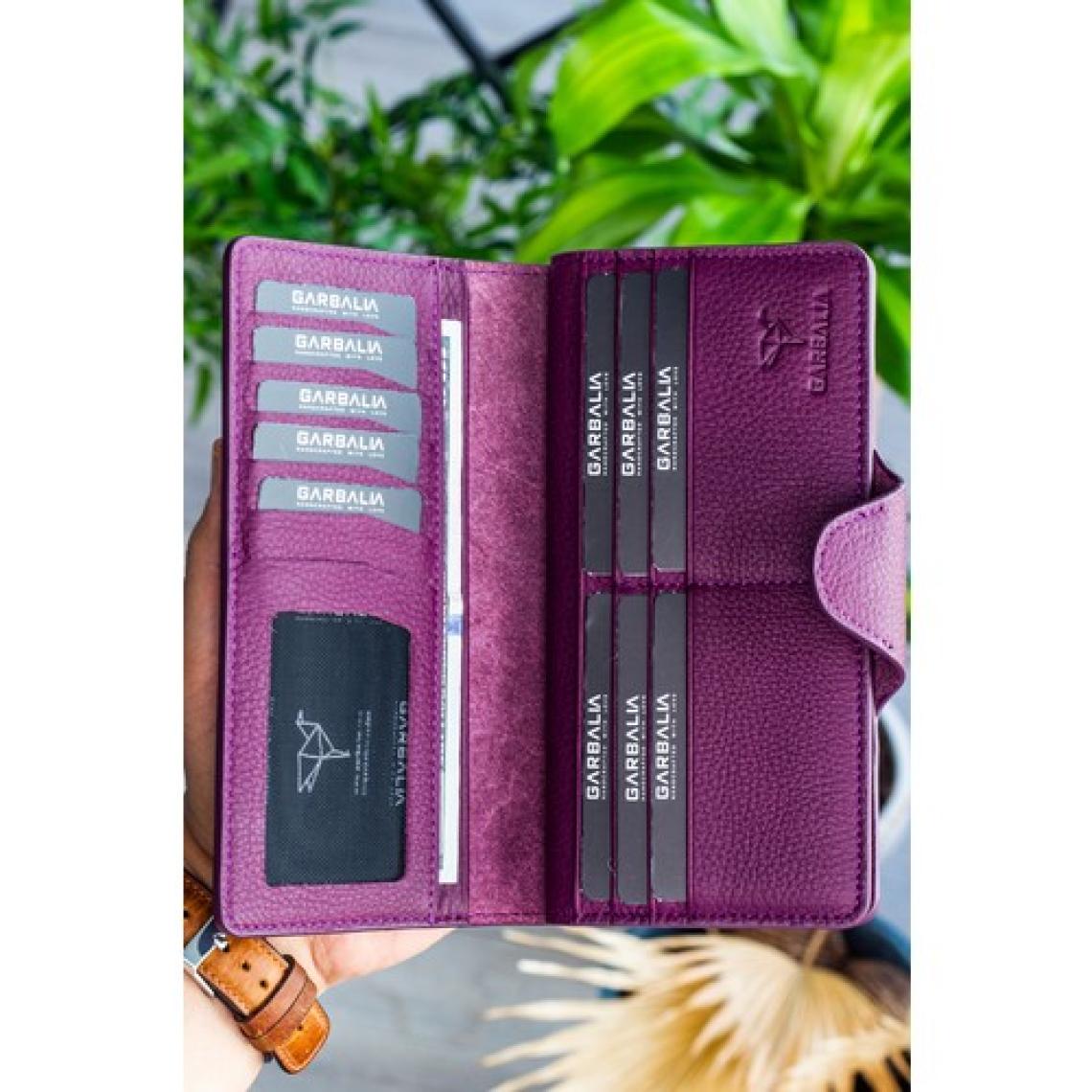 Garbalia Martha Hakiki Deri Unisex Portföy Cüzdan