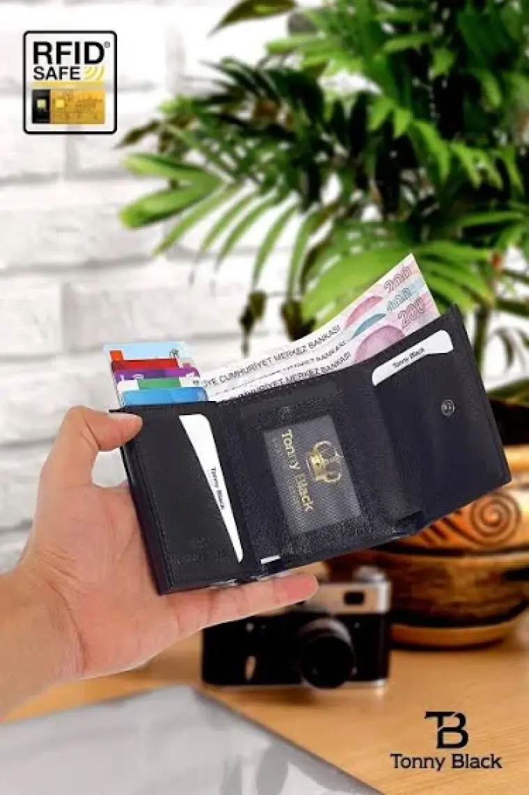Orijinal Kutulu Süper Slim Kartlık Hediyeli Otomatik Mekanizmalı Çok Gözlü Akıllı Kredi Kartlık
