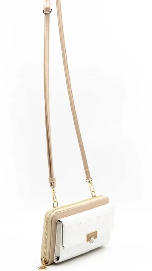 Silver  Polo Kadın Askılı Cüzdan Siyah - Siyah NV921