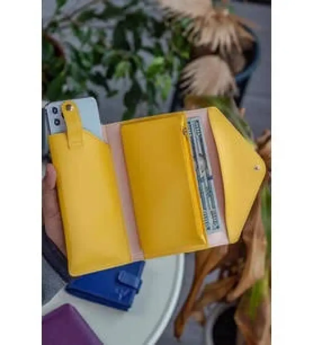 Garbalia Envelope Telefon ve Bozuk Para Bölmeli Zarf Model Kadın Cüzdan