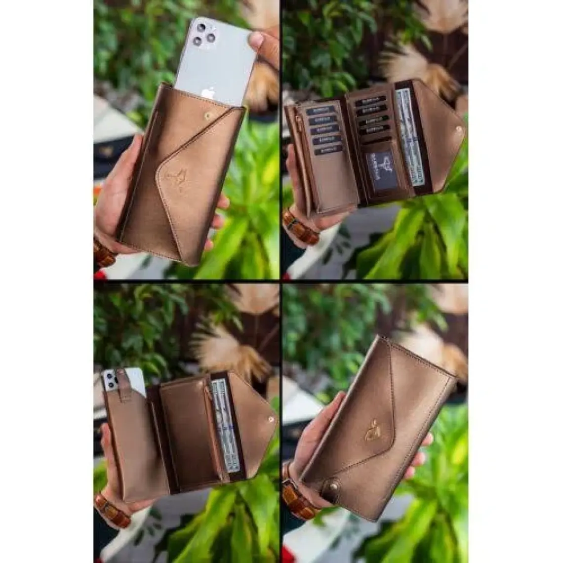 Envelope Telefon ve Bozuk Para Bölmeli Zarf Model Kadın Cüzdan