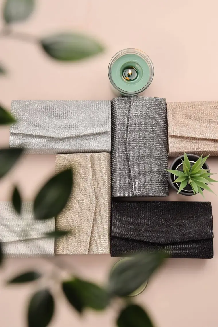 Weem Bag 201 Çizgili Çupra Minik Zarf Abiye Çanta | Modern ve Zarif Tasarım