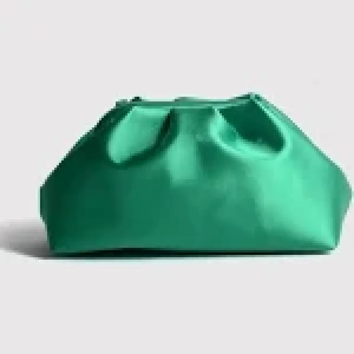 Berlesi Yeşil Kadın Saten Clutch Abiye Çanta