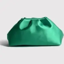 Berlesi Yeşil Kadın Saten Clutch Abiye Çanta