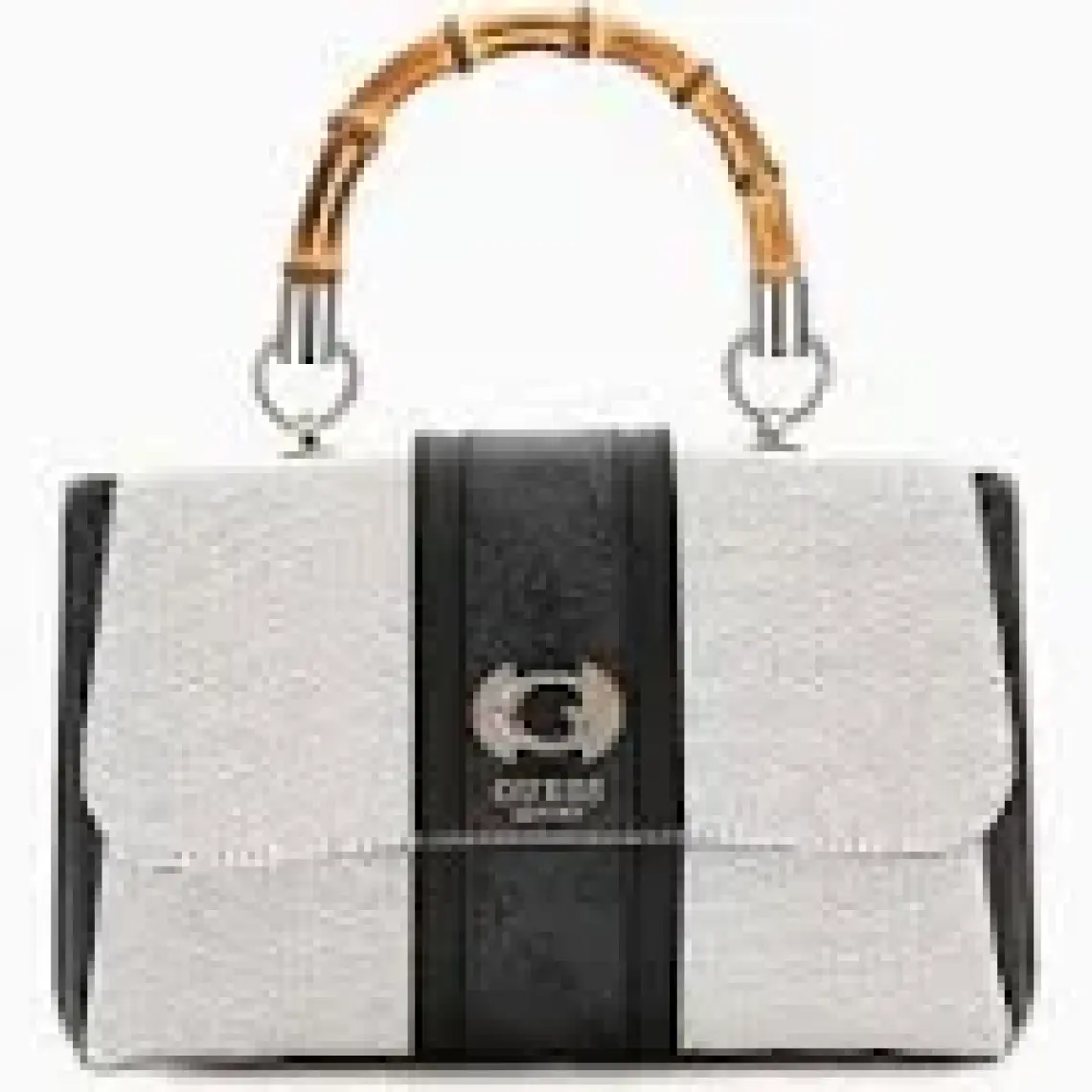 Guess Beyaz - Siyah Kadın El Çantası HWAG9337200-NCL