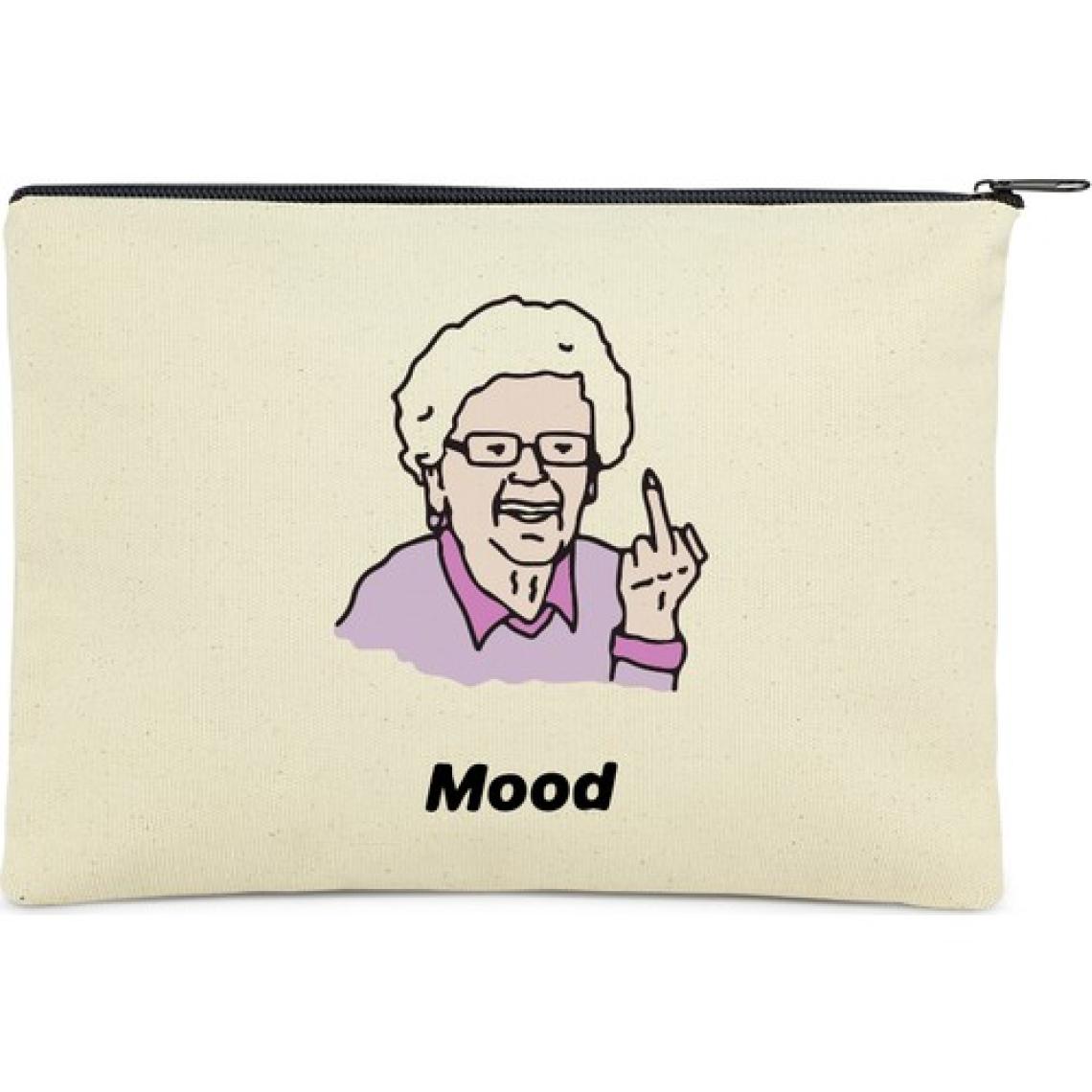 Çınar Bez Çanta Clutch Büyükanne Mood Kanvas Makyaj Çantası