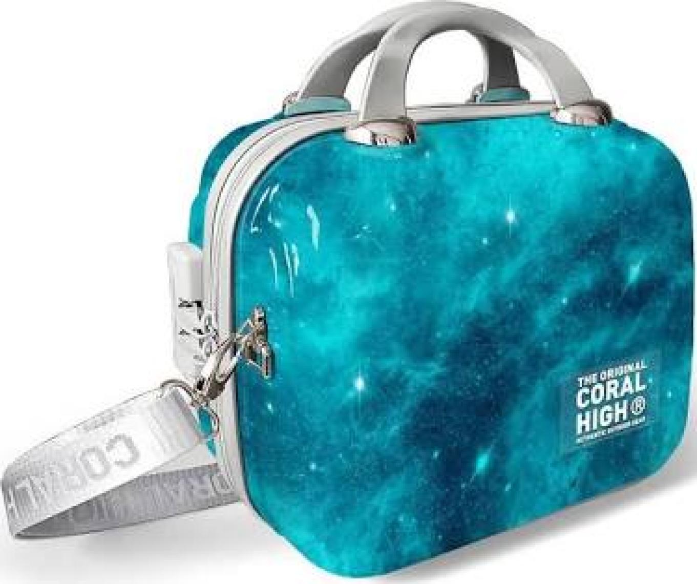 Coral High Renkli Desenli Omuz Askılı Pc Makyaj Çantası 16834