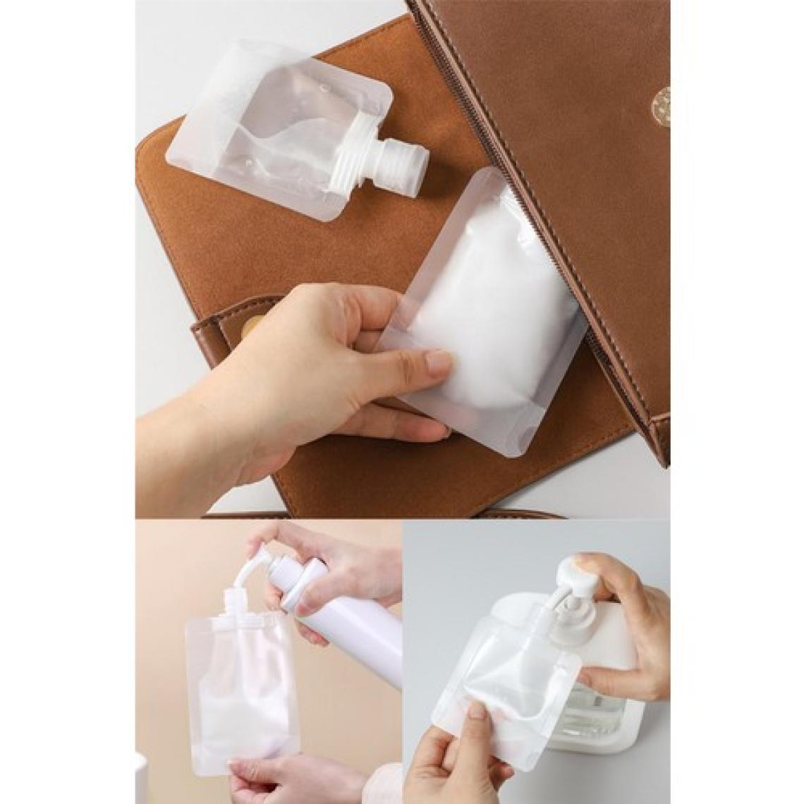 omilife Taşınabilir Sıvı Seyahat Kiti Pratik Sıvı Seyahat Torbası 3 Adet 100 ml