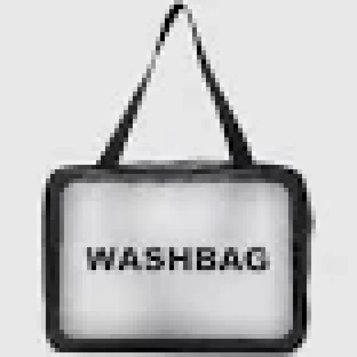 Shule Bags Wash Bag Su Geçirmez 3'lü Kozmetik Çantası Siyah