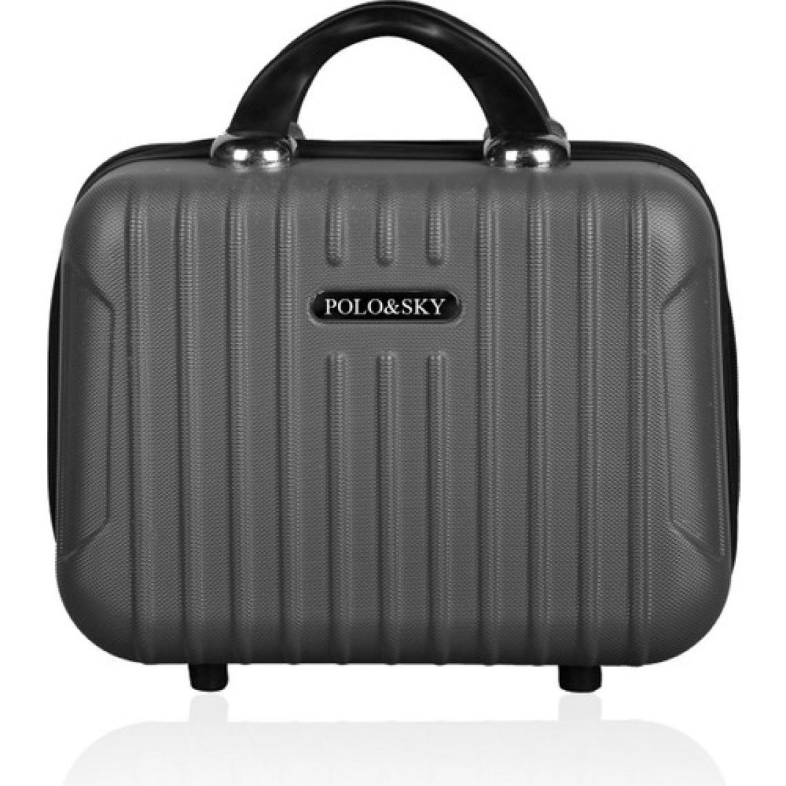 Polo&sky Class Model Füme Renk Abs Makyaj Çantası El Valizi