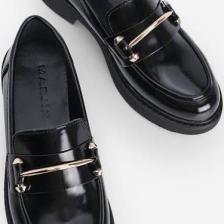Marjin Kadın Loafer Makosen Casual Tokalı Günlük Ayakkabı Forye