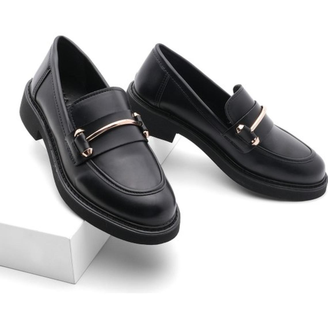 Marjin Kadın Loafer Makosen Casual Tokalı Günlük Ayakkabı Forye