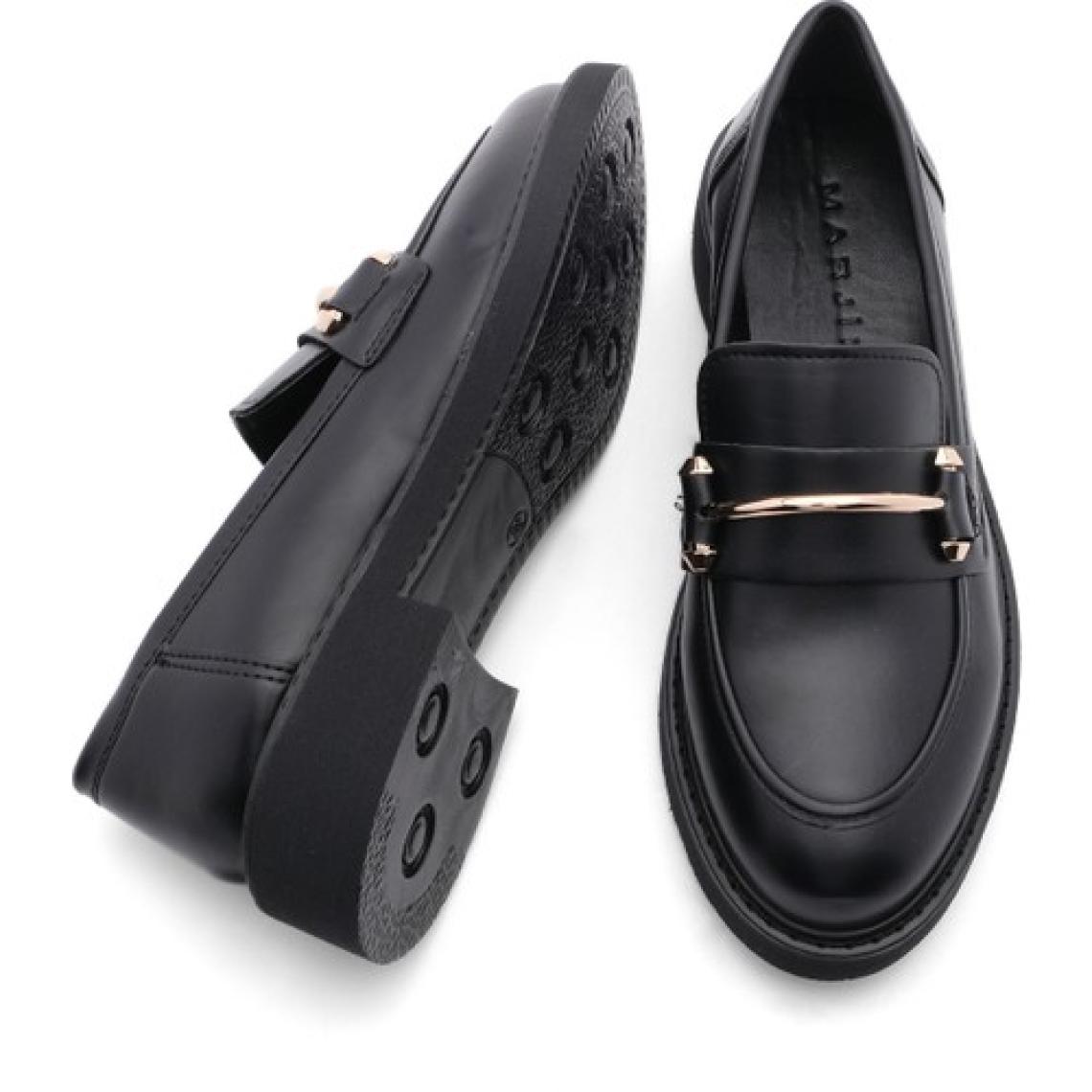 Marjin Kadın Loafer Makosen Casual Tokalı Günlük Ayakkabı Forye