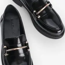 Marjin Kadın Loafer Makosen Casual Tokalı Günlük Ayakkabı Forye