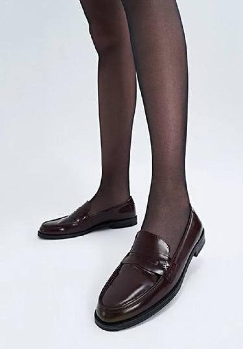 Kadın Deri Siyah Loafer
