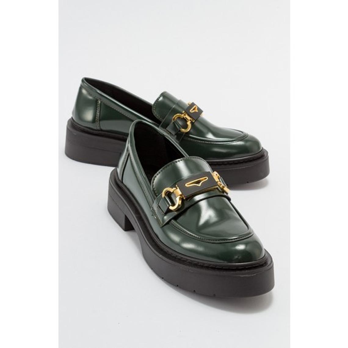 Luvi Unte Yeşil Açma Kadın Loafer