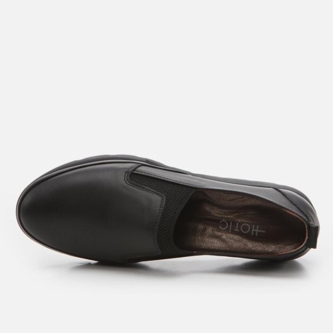 Hotiç 01AYH262850A100 Hakiki Deri Siyah Kadın Loafer