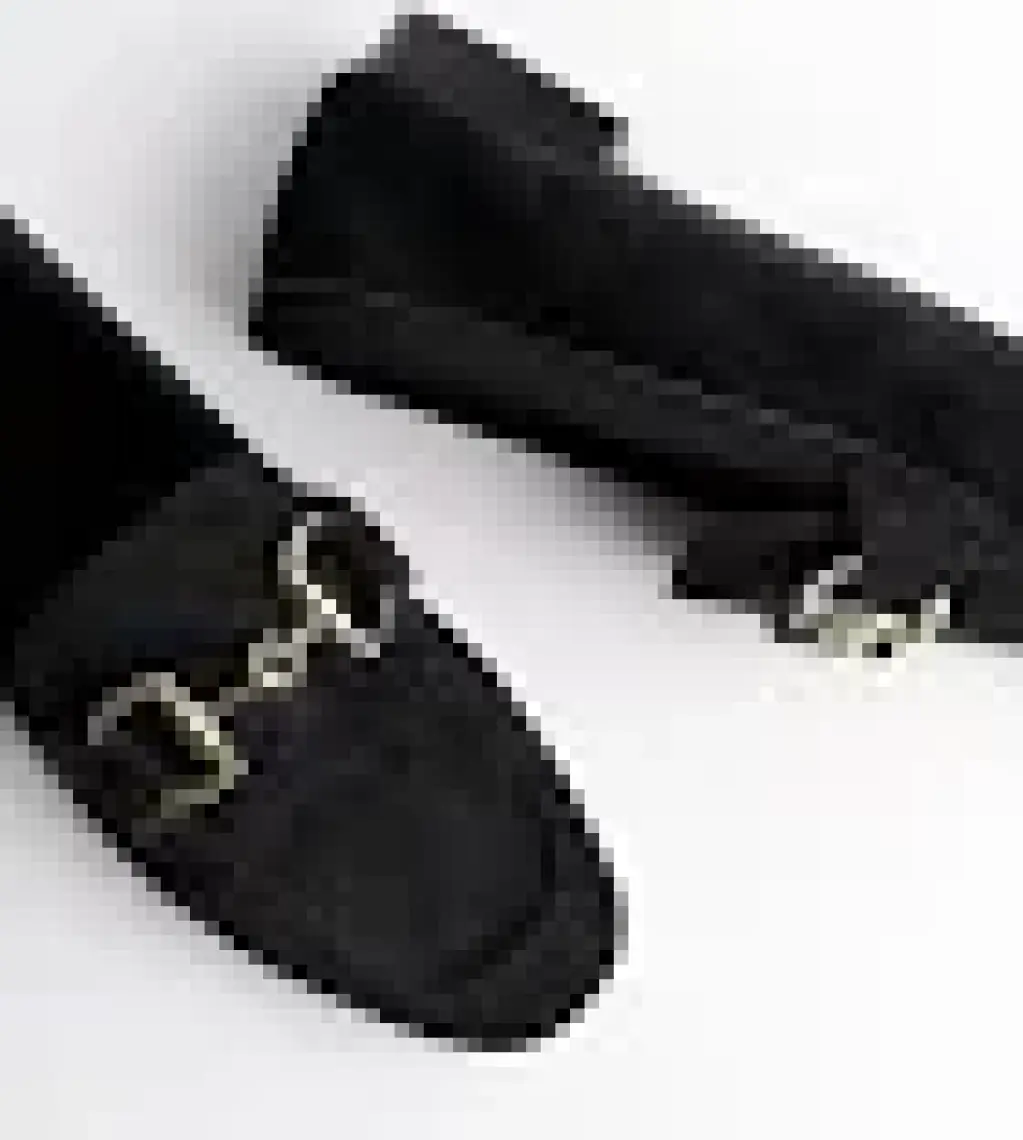 Muggo Mona Garantili Metal Tokalı Deri Kadın Loafer Günlük Ayakkabı