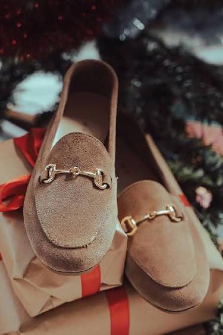 Marjin Kadın Deri Zincirli Loafer Günlük Ayakkabı Tanle