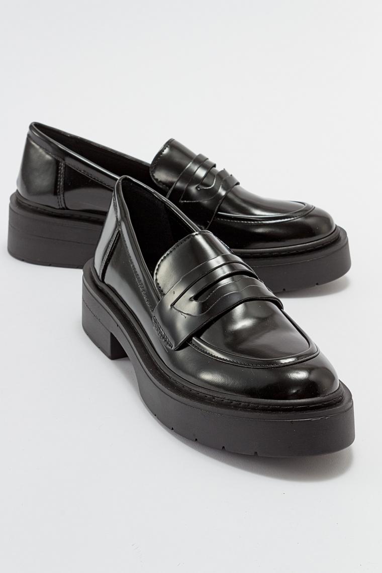 Luvi Nonte Siyah Açma Kadın Loafer