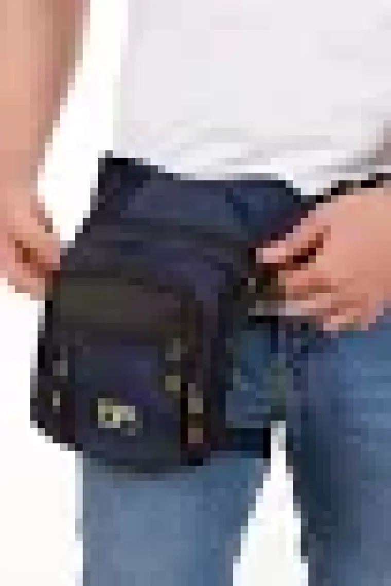 Newishpolo Newish Polo Kurye Bel Bacak Çantası Lacivert