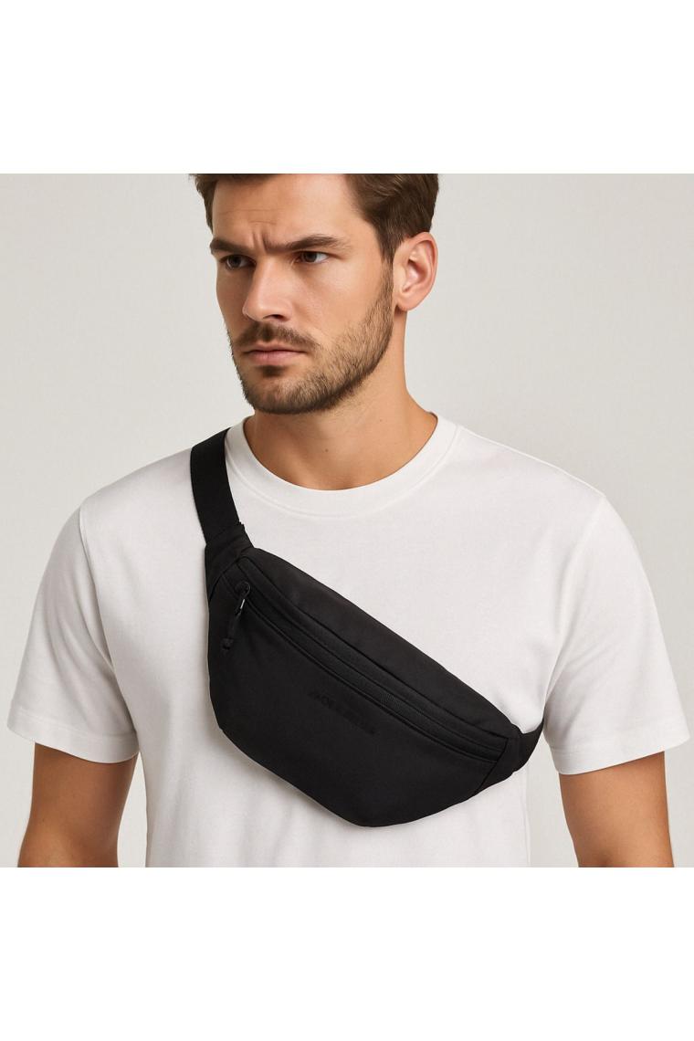Jack Jones Jacoakland Bumbag Ln Erkek Siyah Bel Çantası 12253238-02