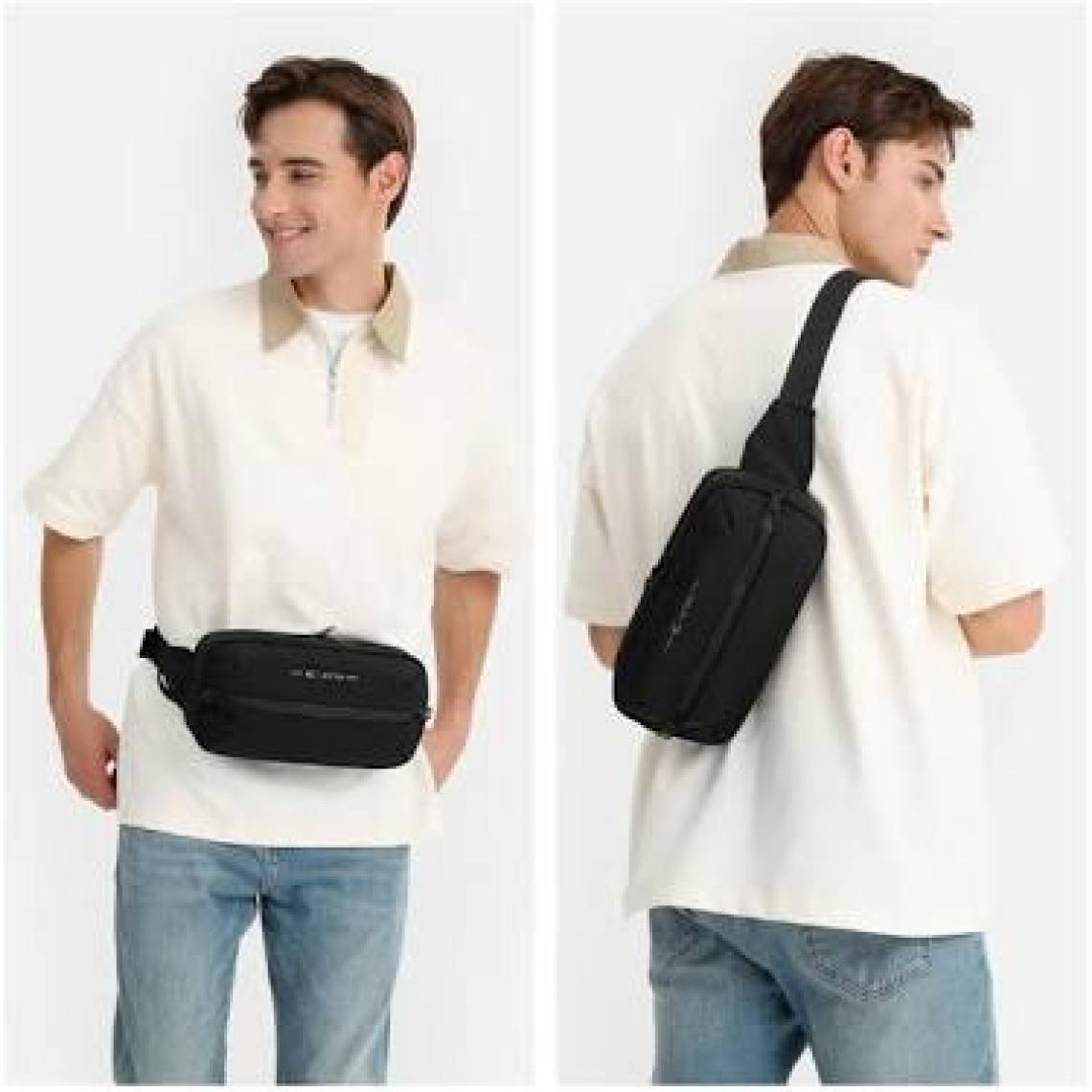 C-Active Erkek Bodybag Bel Çantası Orta Boy Oxford Kumaş 8676