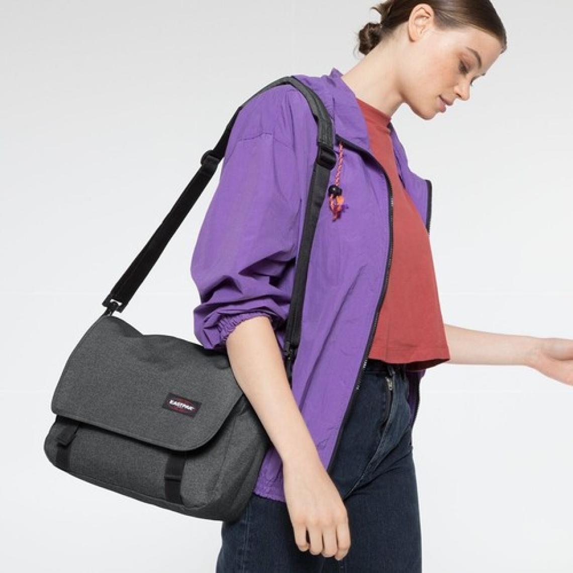 Eastpak Jr Black Denim Omuz Çantası Siyah EK07777H