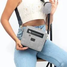 Silver Polo Silver  Polo Kadın Çapraz Çanta Siyah - Siyah NV1078