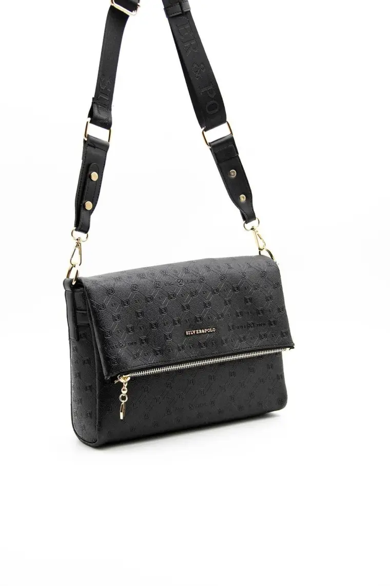 Silver & Polo Siyah - Siyah SP963 Kadın Çapraz Çanta