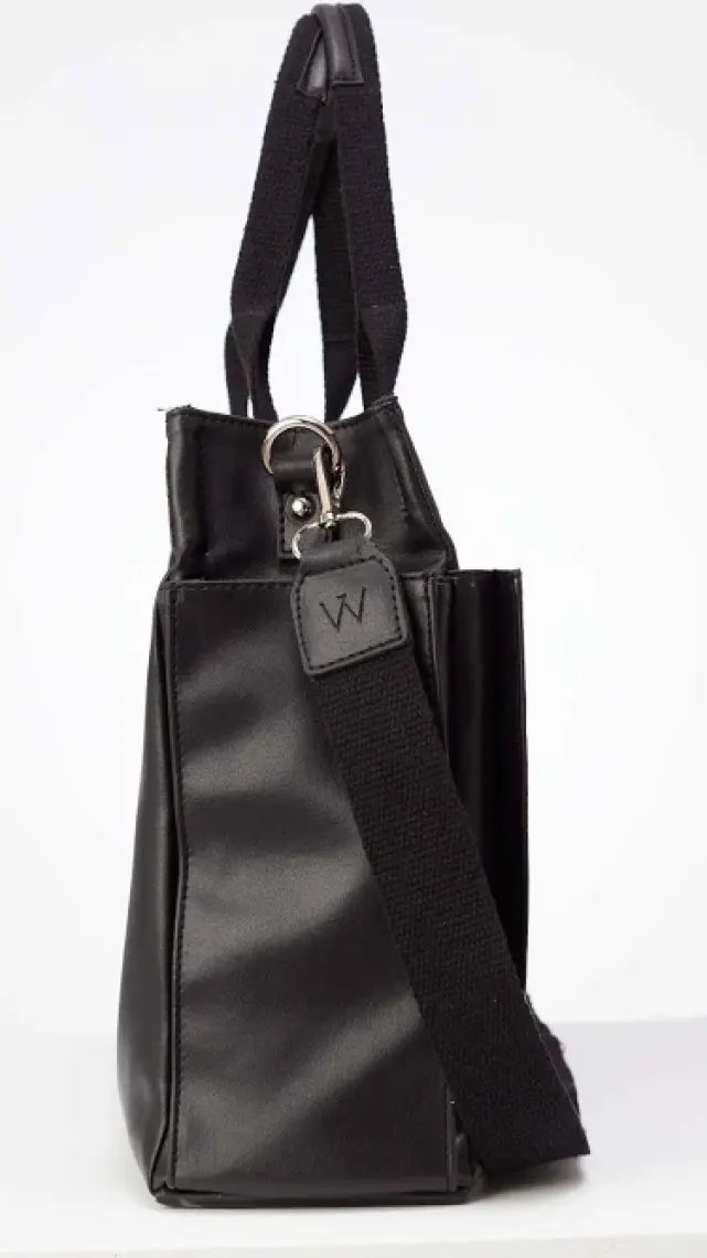 Manuka Deri Everyday Bag Siyah