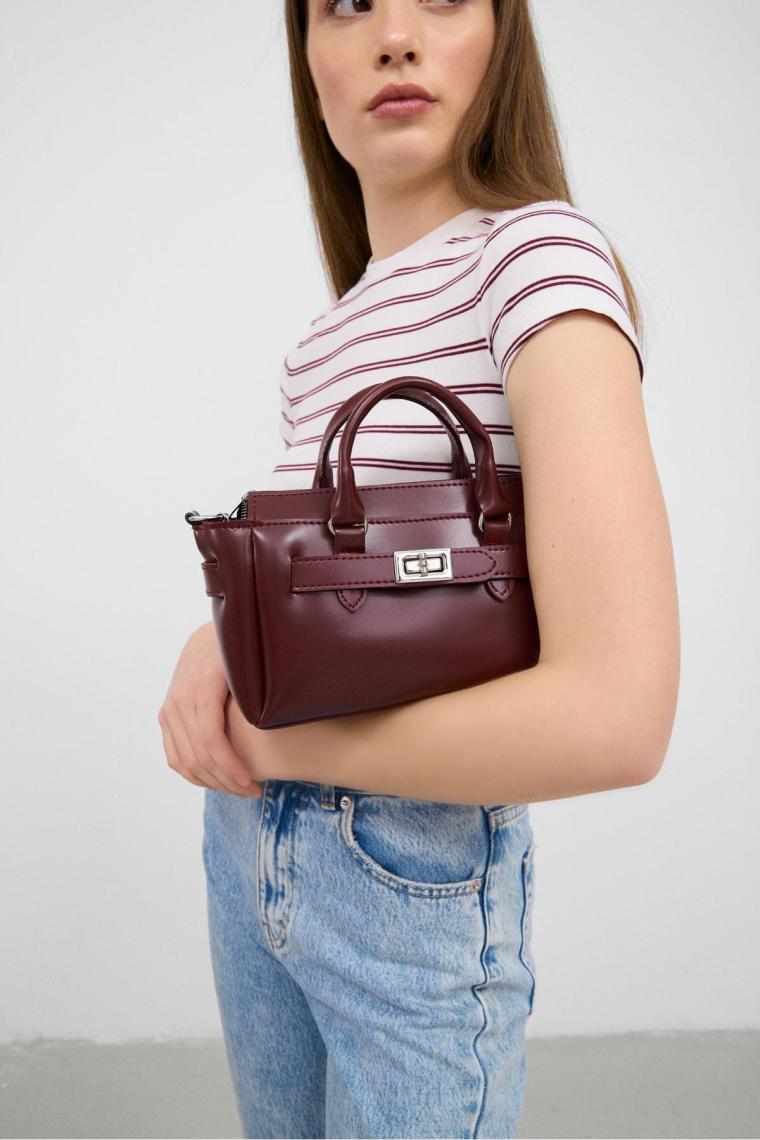 Shule Bags Buch Bordo Mini Çapraz Çanta