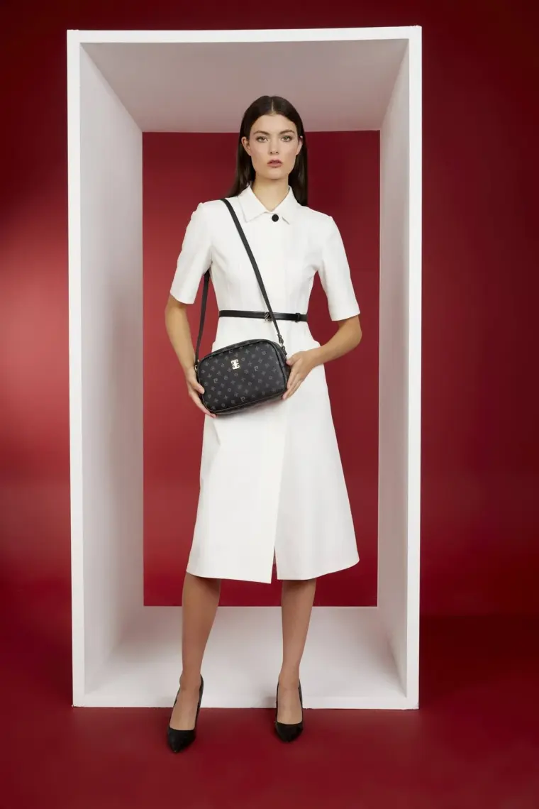 Pierre Cardin 05PO22Y1538-MN S Kadın Siyah Çapraz Çanta