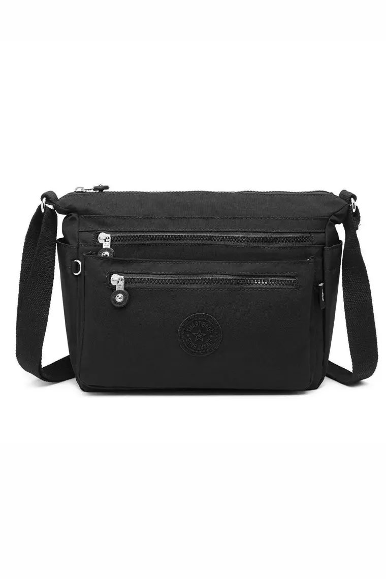 Smart Bags SMBYB1238-0001 Siyah Kadın Çapraz Çanta