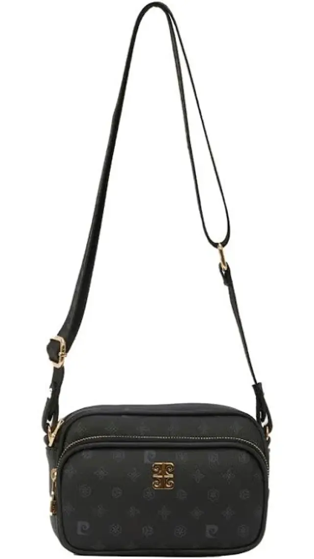 Pierre Cardin Kadın Siyah Monogram  Çapraz  Çanta 05PO22K1587-MN S