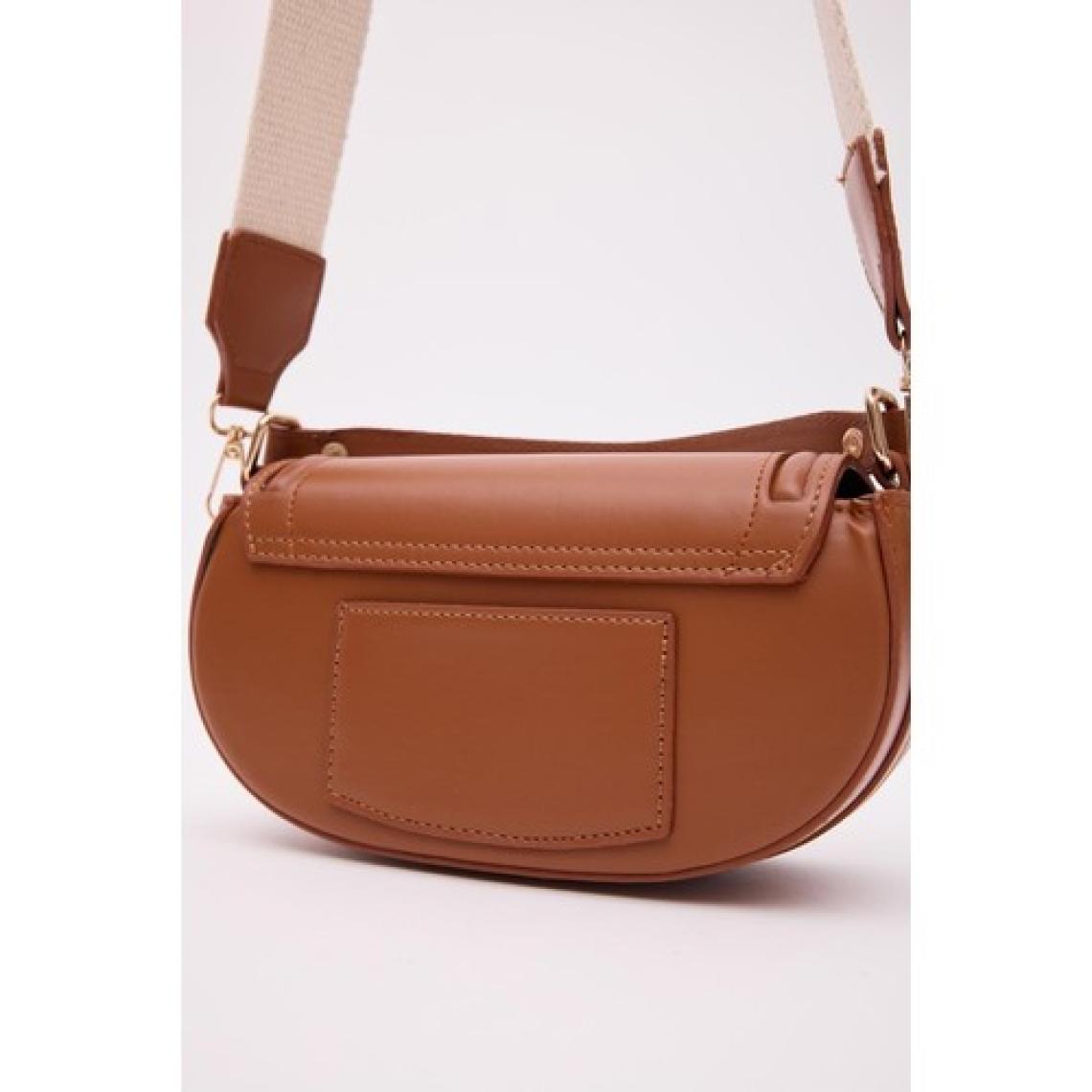 Shule Bags Blu Kapaklı Taba Çapraz Çanta