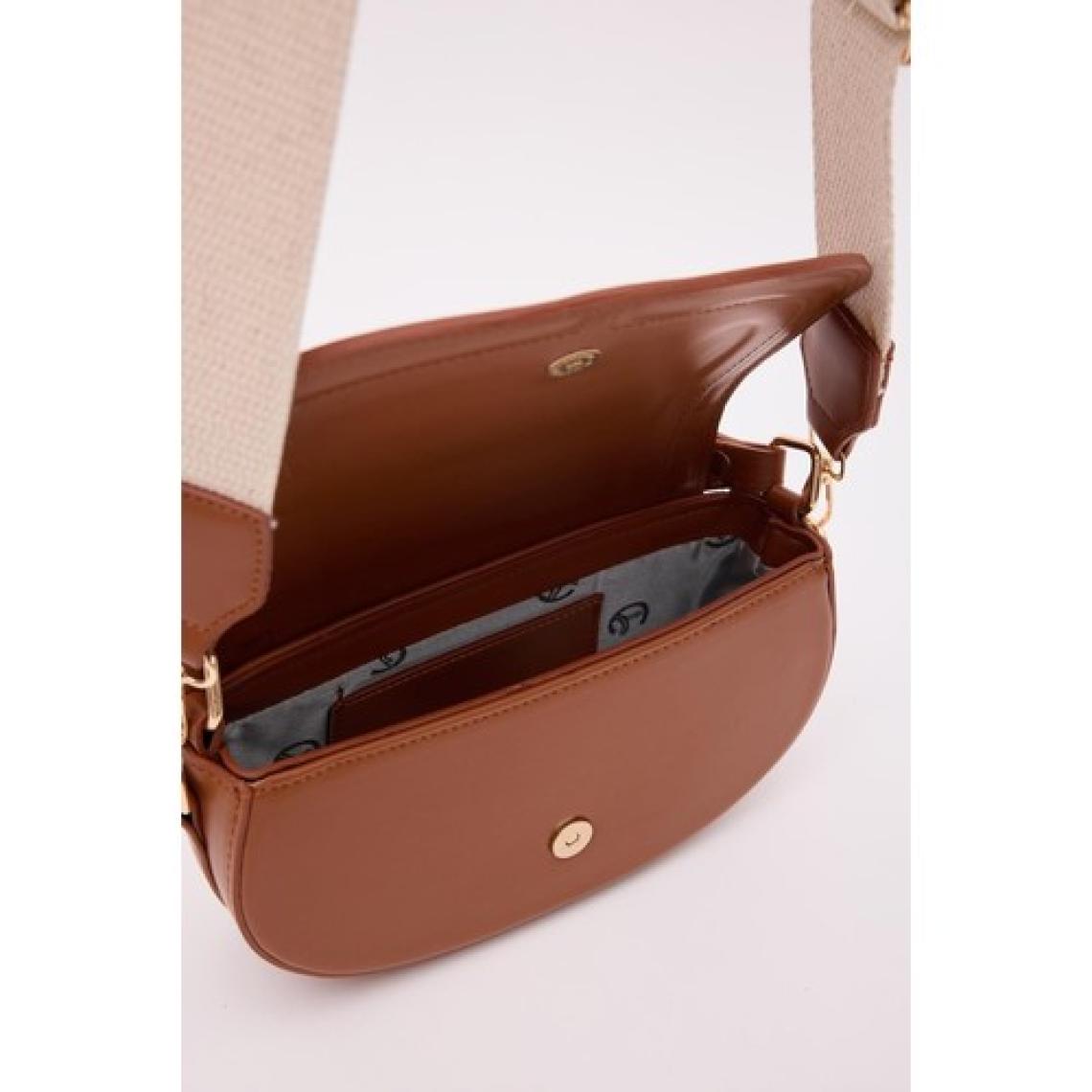 Shule Bags Blu Kapaklı Taba Çapraz Çanta