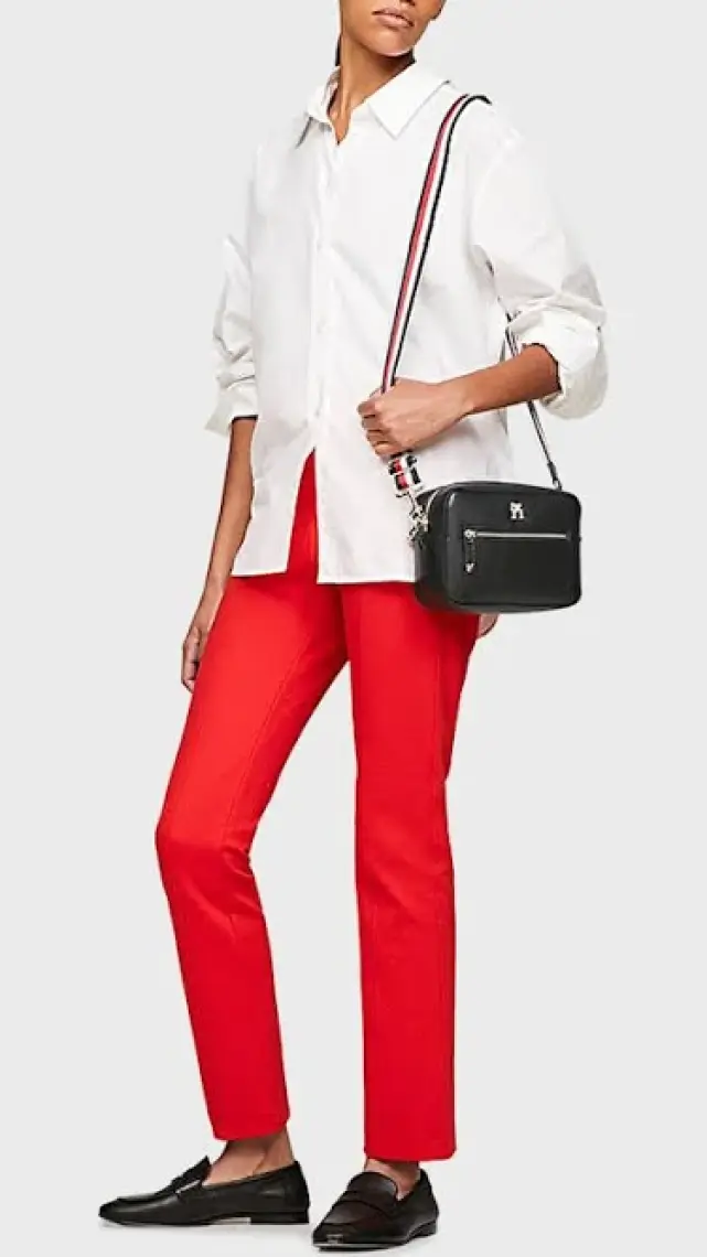 Tommy Hilfiger Kadın Çapraz Çanta-Siyah