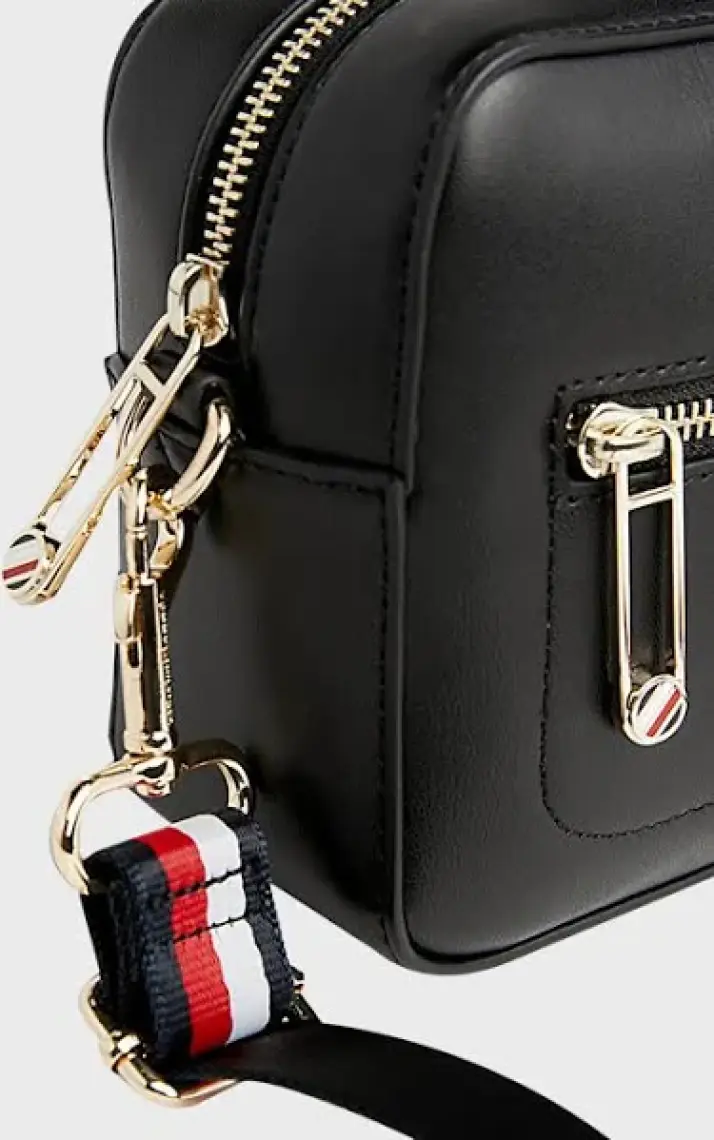 Tommy Hilfiger Kadın Çapraz Çanta-Siyah