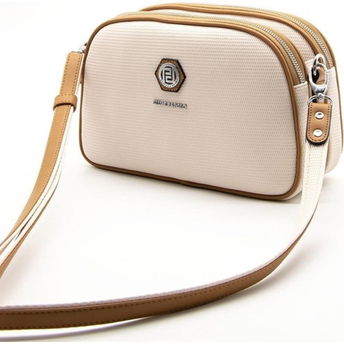 Silver & Polo Bej - A.taba SP745 Kadın Çapraz Çanta