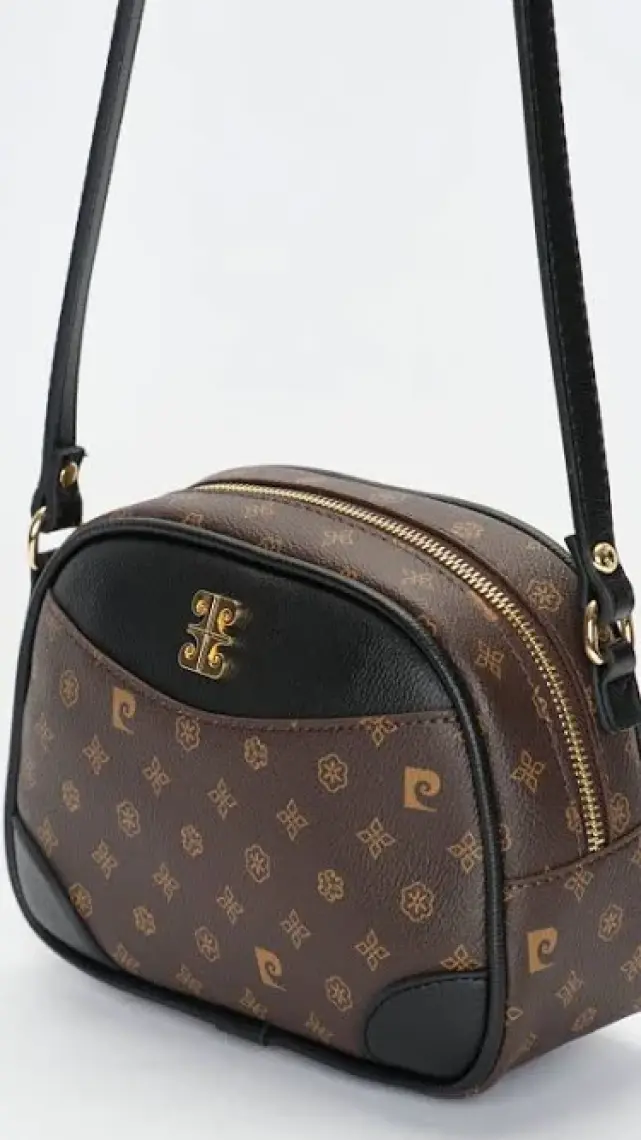 Pierre Cardin Kahve Monogram Kadın Çapraz Çanta 05PO22Y1534-MN Kh
