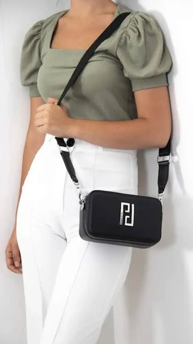 Silver Polo Silver  Polo Kadın Çapraz Çanta Siyah - S.nut NV1078