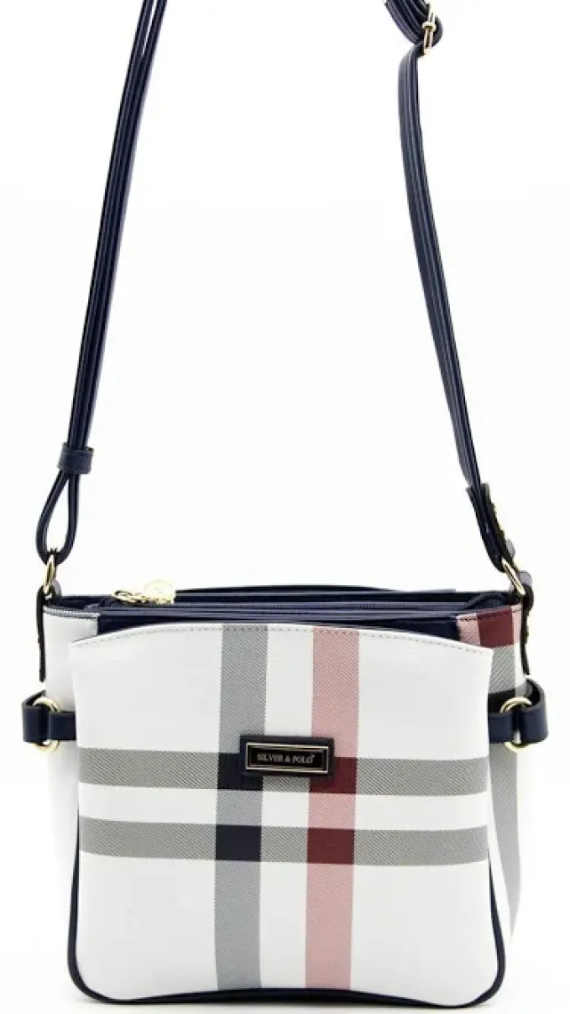 Silver Polo Kadın Çapraz Çanta Beyaz - Laci SP884 Silver & Polo