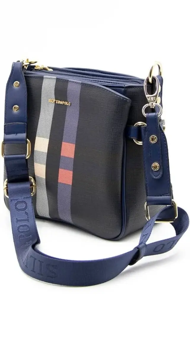 Silver Polo Kadın Çapraz Çanta Beyaz - Laci SP884 Silver & Polo