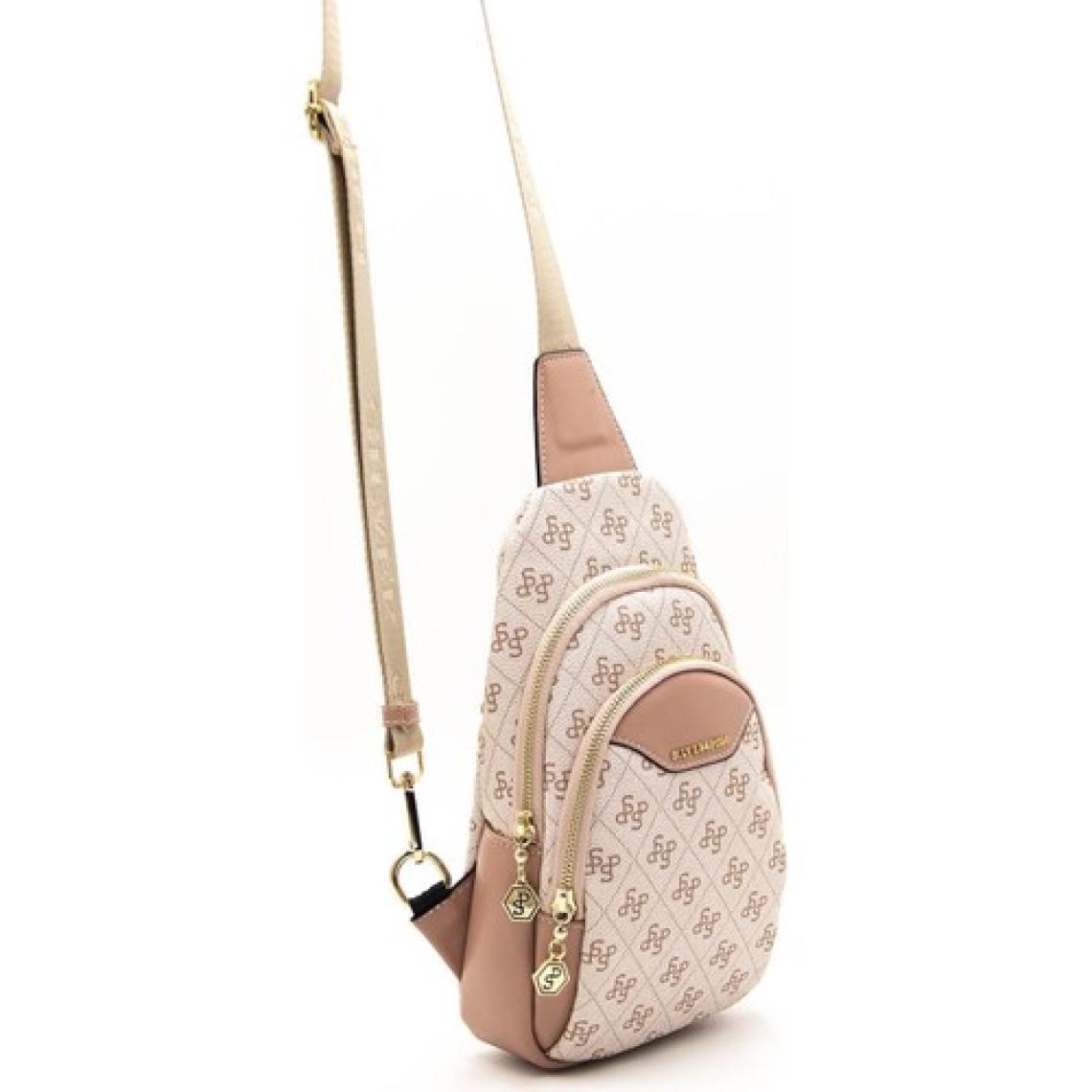 Silver Polo Kadın Bel Çantası Pembe - Somon SP959