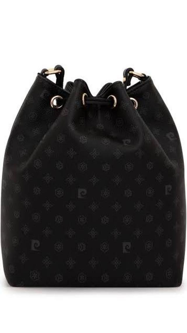 Pierre Cardin Siyah Monogram Kadın Çapraz Çanta 05PO22Y1544-MN S