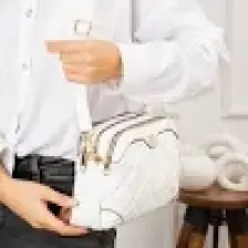 Sanmorris Kadın Ayarlanabilir Çapraz Askılı 4 Bölmeli Omuz ve Çapraz Çanta