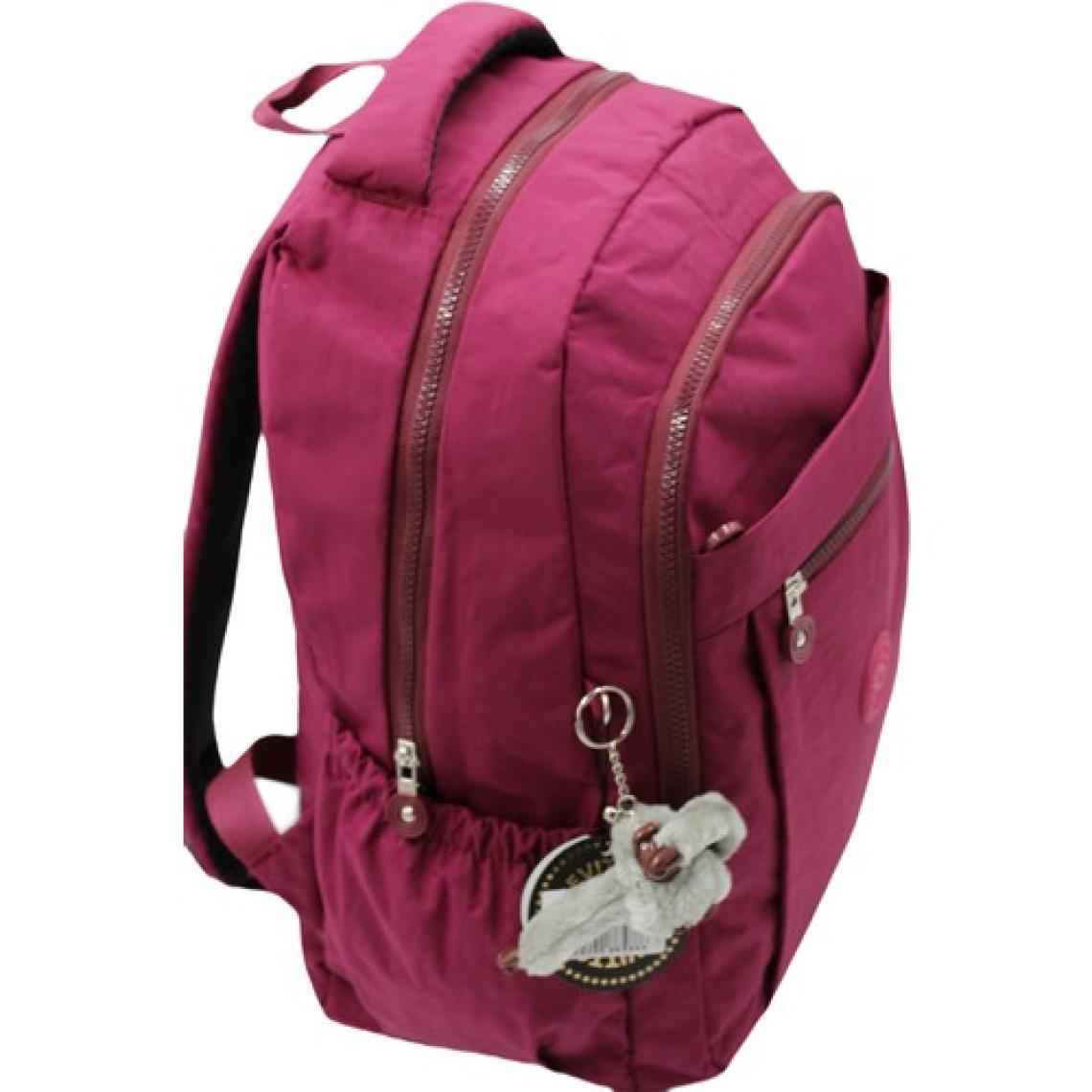 Bevitton  Krinkıl Suya Dayanıklı Kumaş Unisex Bordo Sırt Çantası 2300