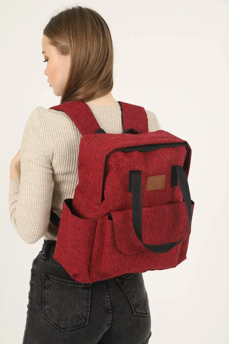 Kische Moda Kadın Sırt Çantası Kore Stil Okul Çantası Kızlar Için Büyük Kapasiteli Seyahat Anne Çantası KSCH102